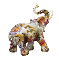 Elefante Decorativo em Resina Grande - Estatueta da Sorte e Sabedoria Indiana (Z300) - imagem 1