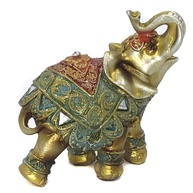 Elefante Decorativo em Resina Indiano - Símbolo de Sabedoria e Sorte - Modelos S100, S200, S300 e S400 - imagem 3