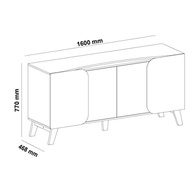 Buffet 4 Portas Elegance Artely - Moderno e Sofisticado para sua Casa - imagem 4