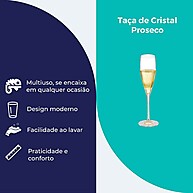 Taça de Cristal Proseco Ruvolo 135ml: Elegância! - imagem 2