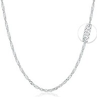 Colar Prata 925 Singapura 40cm: Elegância! - imagem 2