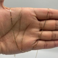 Corrente Ouro 18k Piastrine 60cm: Elegância! - imagem 2