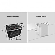 Fogão Diplomata 5 Bocas: Cozinhe com Elegância! - imagem 2