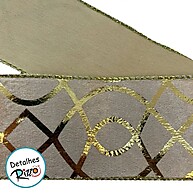Fita Losango Dourada: Decore com Elegância! - imagem 2