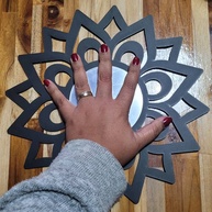 Espelho Mandala Florada: Decore com Elegância! - imagem 2
