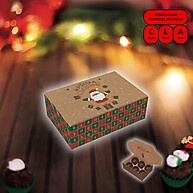 Caixa de Natal Kraft: Embale Seus Doces com Elegância - imagem 2