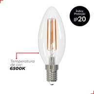 Lâmpada LED Filamento: Ilumine com Elegância! - imagem 2