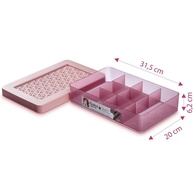 Caixa Organizadora de Joias Rosé: Ordene com Elegância - imagem 2