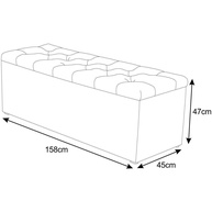 Baú Paris 160cm: Organize com Elegância! - imagem 2