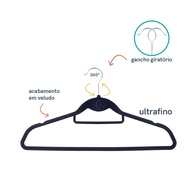 Cabides de Veludo Oikos: Organize com Elegância! - imagem 2