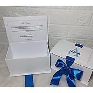 Caixa Batizado Azul: Presenteie com Elegância! - imagem 1