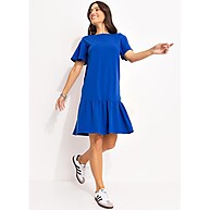 Vestido Azul Cotton Quintess: Estilo Casual com Tocada de Elegância - imagem 2