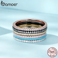 Anel Prata 925 Bamoer: Brilho e Elegância! - imagem 2