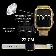 Relógio Feminino Led: Brilho e Elegância! - imagem 1