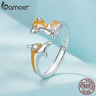 Anel Corgi Prata 925 Bamoer: Charme e Elegância - imagem 2