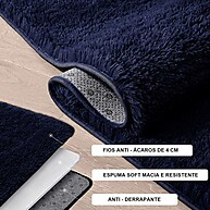 Tapete Peludo Preto 200x240cm: Conforto e Elegância - imagem 2