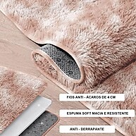 Tapete Peludo Bege: Conforto e Elegância - imagem 2
