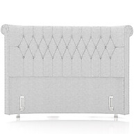 Cabeceira Casal 140cm Linho Cinza: Conforto e Elegância - imagem 2