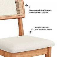 Kit 2 Cadeiras Estofadas: Conforto e Elegância - imagem 2