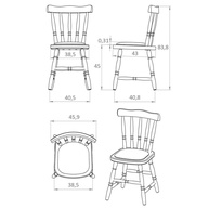 Cadeiras de Jantar Madeira Maciça: Conforto e Elegância - imagem 2