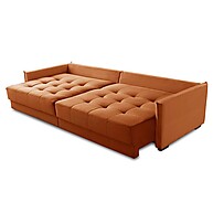 Sofá Retrátil 2,50m Carol Veludo – Conforto e Elegância - imagem 2
