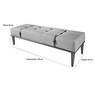 Recamier Linho 150cm Yarin: Conforto e Elegância - imagem 2