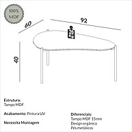 Mesa de Centro Florença: Design e Elegância - imagem 2