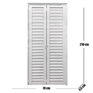 Porta de Alumínio Camarão 210x70cm: Durabilidade e Elegância - imagem 2