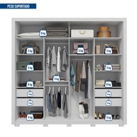 Guarda-Roupa Casal Castellana: Espaço e Elegância - imagem 2