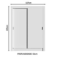 Guarda-Roupa Solteiro Madesa Dallas Plus: Espaço e Elegância - imagem 2