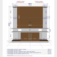 Estante Home TV 60" York: Led e Elegância - imagem 2