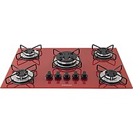 Cooktop 5 Queimadores Vermelho: Potência e Elegância - imagem 2