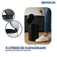 Lixeira Inox com Pedal 5L: Praticidade e Elegância - imagem 2