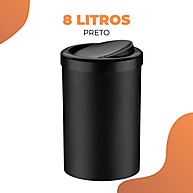 Lixeira 8L com Tampa: Praticidade e Elegância! - imagem 2