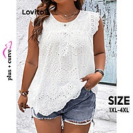 Blusa Plus Size Lovito: Renda e Elegância! - imagem 2