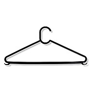 Conjunto com 30 Cabides Reforçados Pretos – Resistência e Elegância - imagem 2