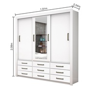 Guarda-Roupa Casal Branco Anjos: Espaço & Elegância - imagem 2