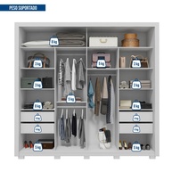 Guarda-Roupa Casal Romanus: Espaço & Elegância - imagem 2
