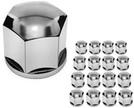 Kit 16 Capas Cromadas para Parafusos de Roda 17mm - Elegância e Proteção Universal - imagem 2