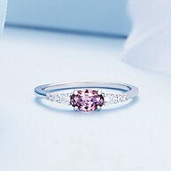 Anel de Prata 925 Bamoer com Zircônia: Elegância! - imagem 2