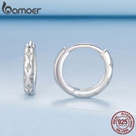 Brincos Lua e Estrela Bamoer: Prata 925 Elegante - imagem 2