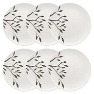 Pratos Raso Oxford 6 Peças UNNI Lilac - Cerâmica Elegante para Jantar - imagem 3