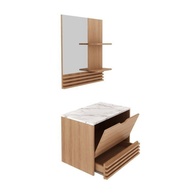 Gabinete Suspenso 60cm: Banheiro Elegante - imagem 2