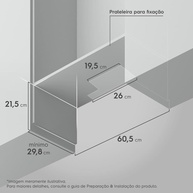 Depurador Electrolux 60cm: Ar Puro e Cozinha Elegante - imagem 2