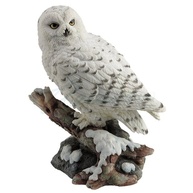 Elegante Estatueta de Coruja da Neve Empoleirada - Decoração e Presente Perfeito para Amantes de Pássaros - imagem 3