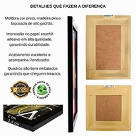 Quadro Decorativo com a Oração do Pai Nosso - 33x43 cm | Inspiração Espiritual e Decoração Elegante - imagem 4