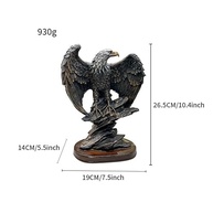Escultura de Águia em Resina - Estátua Decorativa Moderna para Mesa e Presente Elegante - imagem 4