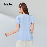 Blusa Xadrez Plissada: Estilo Casual e Elegante - imagem 2