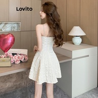 Vestido Xadrez Ombro Frio Lovito: Casual e Elegante - imagem 2