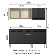 Cozinha Madesa Emilly: Box Completo e Elegante - imagem 2